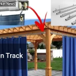 Motorized Curtain Track with Smart Home Integration