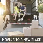 Family packing boxes while Moving to a New Place