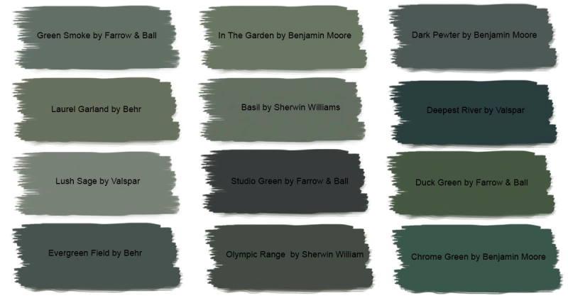 Dark Green Paint Color