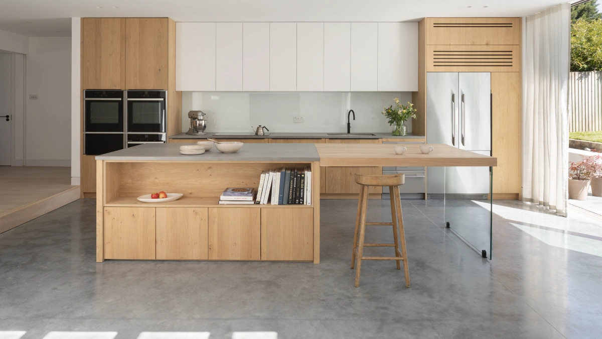 Kitchen Concrete Flooring