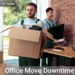 Office team coordinating to minimise downtime during an office move efficiently.