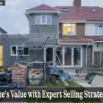 Home addition with modern room expansion and seamless design