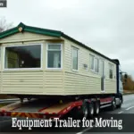Heavy-duty equipment trailer for moving furniture and appliances safely