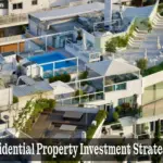 Aerial view of city buildings representing residential property investment strategies