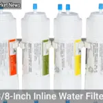 3/8-Inch Inline Water Filter for home, RV, and refrigerator water purification