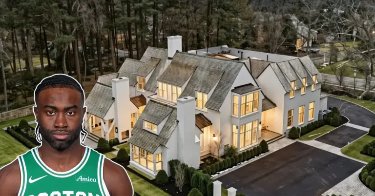 Inside Jaylen Brown House - luxury Boston penthouse with exposed brick walls, industrial design, and city views from the NBA Finals MVP's home.