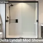 Black Delta Lyndall Mod Shower Door