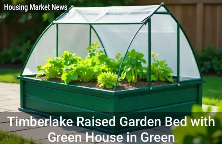 The Complete Guide to the Timberlake Raised Garden Bed with Green House in Green Timberlake Raised Garden Bed with Green House in Green