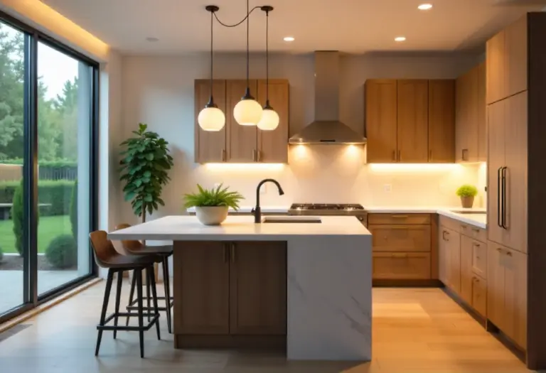 Modern Kitchens with Pendant Lighting