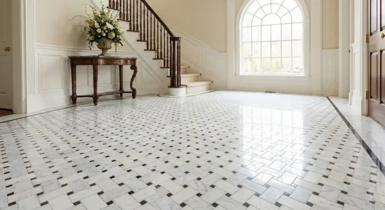 Finishes of Chatham NJ Basket Weave Marble