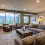 Finished basement in Colorado Springs home