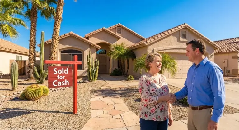 How to Find Tucson Cash Home Buyers as Quickly as Possible Tucson cash home buyer helping homeowner sell house fast for cash in Arizona