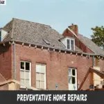 Preventative home repairs concept showing a well-maintained house exterior