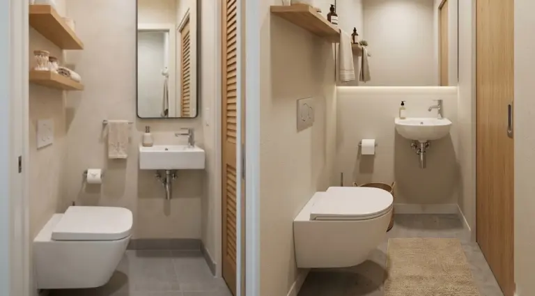 3x5 Half Bath Layout