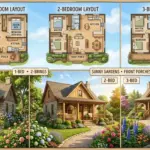 Bedroom Cottage Plans