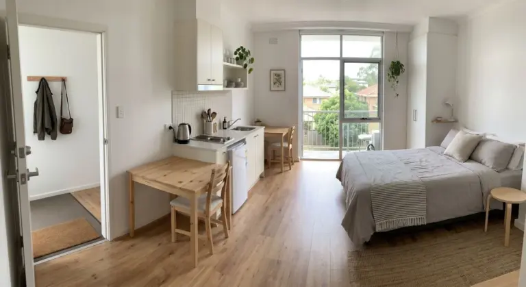 Maximize Space in a Small Studio Rental
