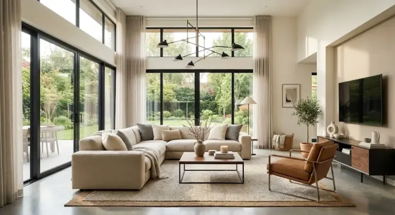 How Contemporary Interior Design Can Completely Transform Every Room in Your Home Elegant contemporary interior design living room with modern furniture