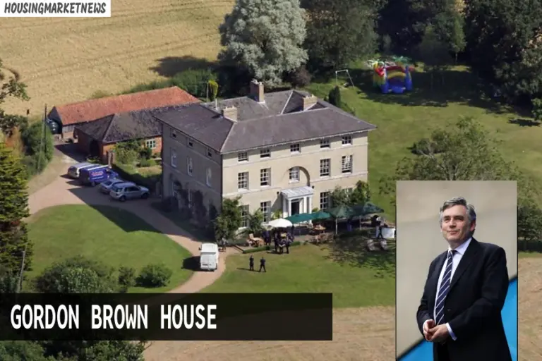 Gordon Brown house North Queensferry Fife Scotland