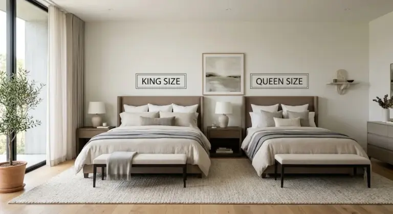 Difference Between King Size and Queen Size Bed