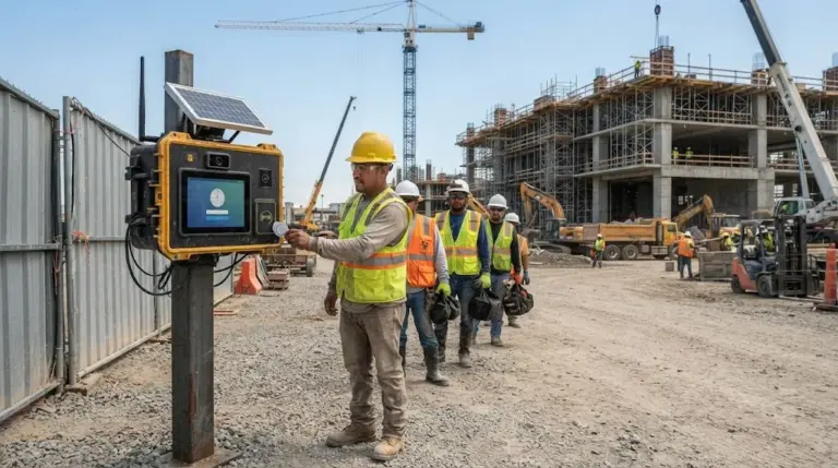 Best Portable Time Clock for Construction