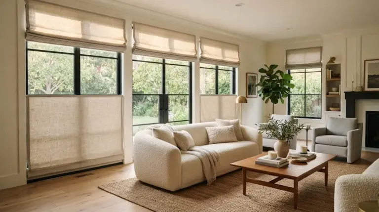 Top-Down Bottom-Up Roman Shades