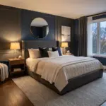 Dark and Elegant Bedroom Decor