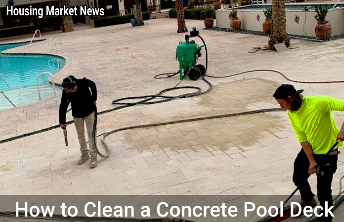 How to Clean a Concrete Pool Deck