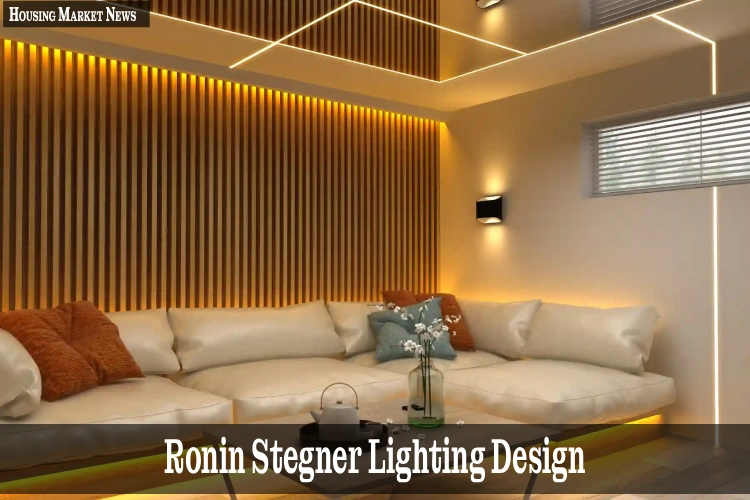 Ronin Stegner lighting design with modern, artistic, and sustainable fixtures in a luxury interior