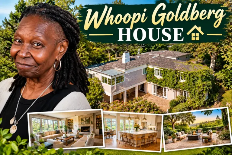 23-Room Whoopi Goldberg House Tour in West Orange, New Jersey Whoopi Goldberg House